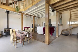 Dining - Cottages with Shared Pool, Terrace, and Wi-Fi near Le Lude and La Flèche Zoo (Noyant)