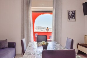 Dining - Villa "Nicolai - First Floor" with Mountain View, Shared Pool, and Private Terrace (Licata)