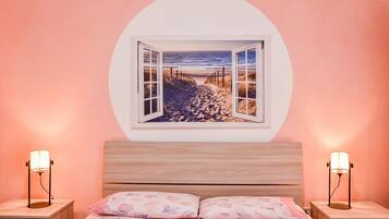 4 bedrooms, iron/ironing board, free WiFi, bed sheets