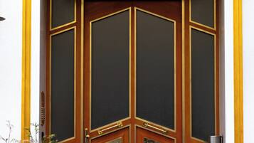 Entrada de l'allotjament