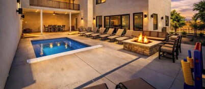Oasis Springs offers mini golf, private pool, mins from the dunes!