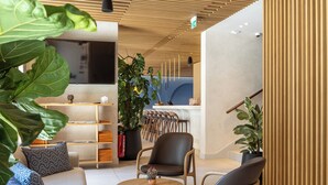 Sitteområde i lobbyen