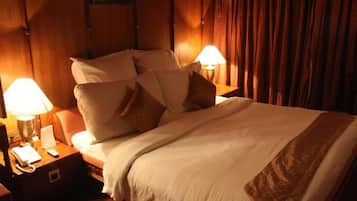 In-room safe, blackout curtains, iron/ironing board, free WiFi