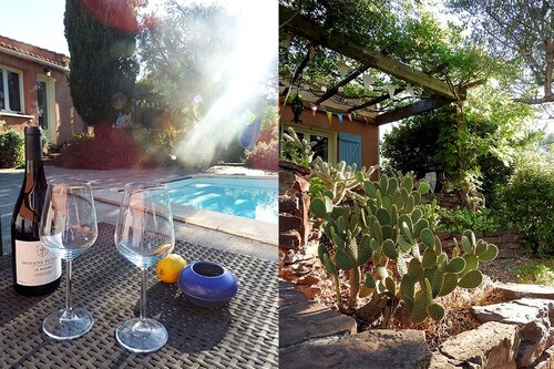 Maison+piscine Idéale Vacances Famille/amis - 5mn Lac du Salagou