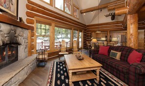 TV, fireplace, video games - Big Sky Vacation Rentals: Powder Ridge Rosebud 14 (Big Sky)