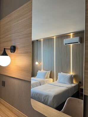 Estudio estándar, sin ventanas | Ropa de cama de alta calidad y minibar 