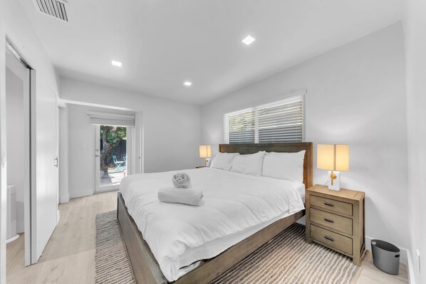 2 slaapkamers, een strijkplank/strijkijzer, wifi, beddengoed