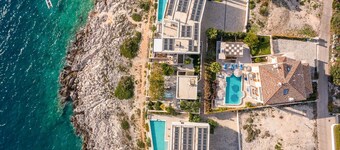 Luxury villa Castello Rogoznica with private heated pool, sauna and gym