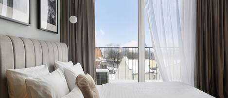 Premium-studiosviitti | 1 makuuhuone, silitysrauta/-lauta, ilmainen Wi-Fi