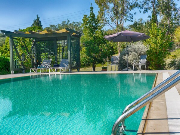 Seasonal outdoor pool - Villa Afionas (Corfu)