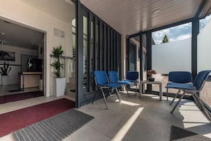 Entrée de l’hébergement