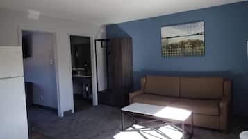 Suite, 1 King Bed with Sofa bed, Non Smoking (Efficiency) | 1 bedroom, down comforters, free WiFi, bed sheets
