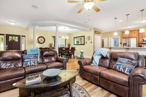 Una televisión, videojuegos, un reproductor estéreo