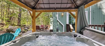 Green Cabin | Dog-Friendly Hot Tub & Sauna Retreat