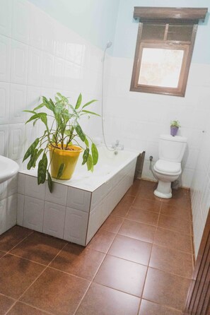 Handdoeken, zeep, shampoo, toiletpapier
