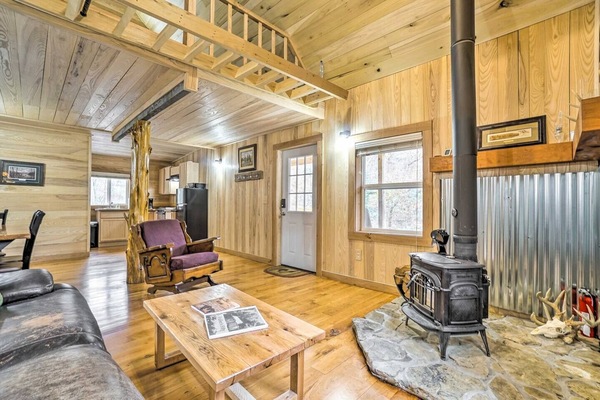 Smart TV, fireplace, video games, DVD player