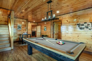 Game room - Hot Tub Soak & Expansive Deck Views in Scenic Smoky Mountain Escape (Sevierville)