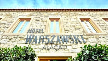 Majoituspaikan julkisivu