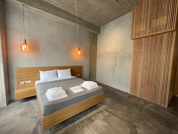 Quarto casal luxo | 1 quarto, roupas de cama premium