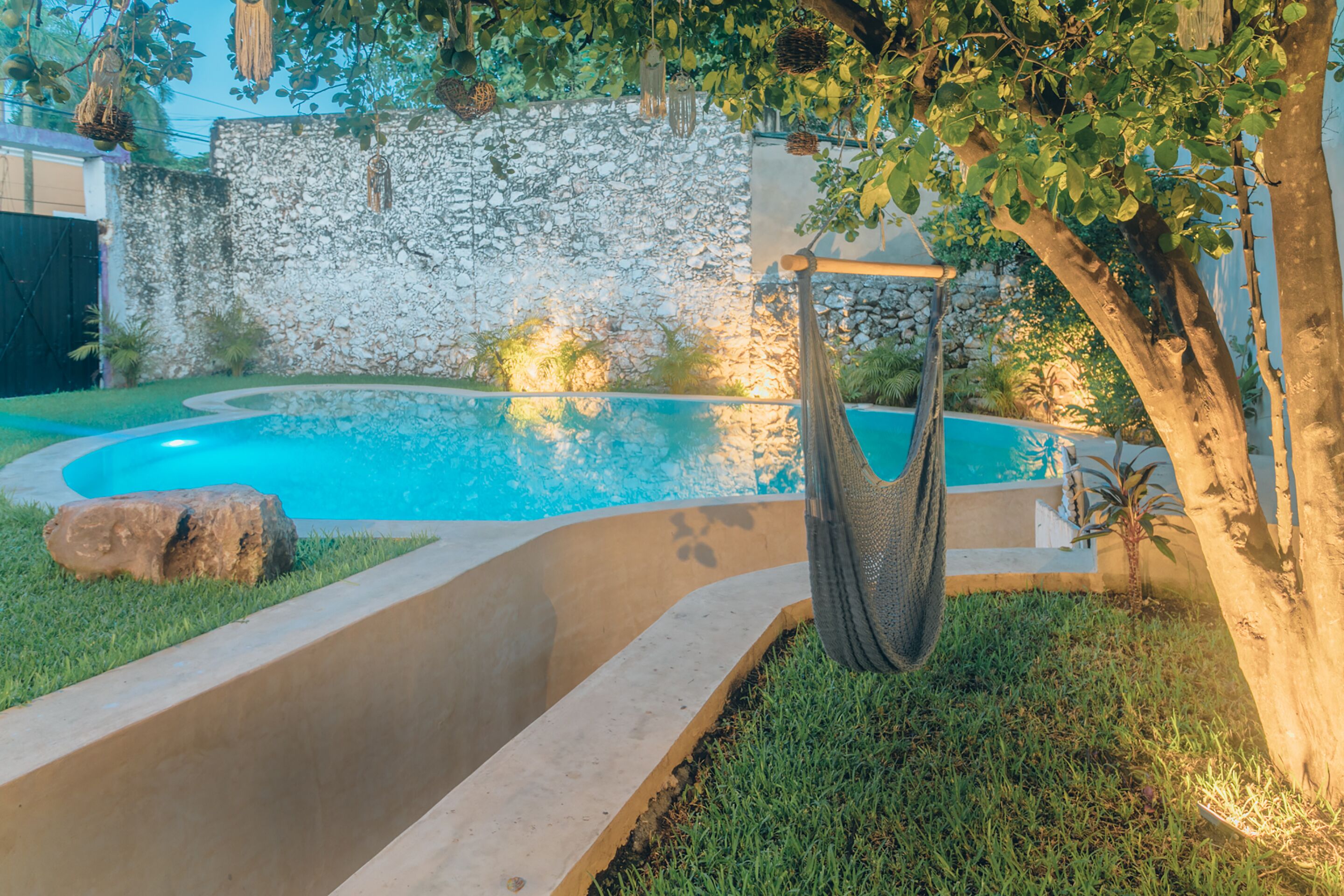 Alberca al aire libre 