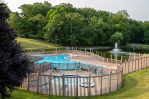 Pool - Cozy & Colorful Cabin at The Woods Resort (pet friendly!) (Hedgesville)