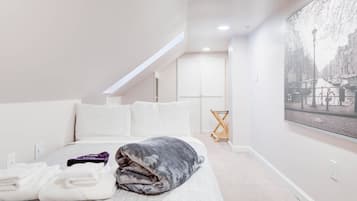 2 bedrooms, iron/ironing board, travel crib, WiFi