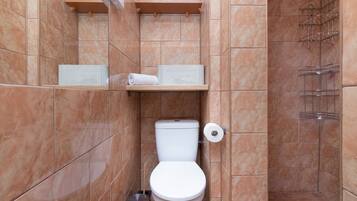 Studio, Kitchen | Bathroom | Shower, towels