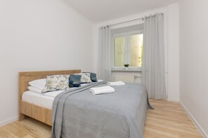 1 habitación y ropa de cama 