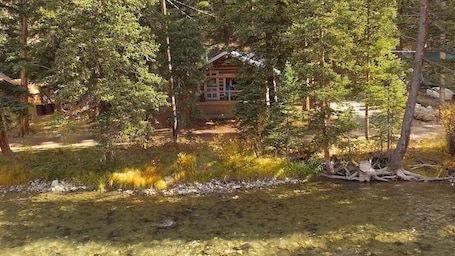 Property grounds. The closest you'll get to the Gallatin River