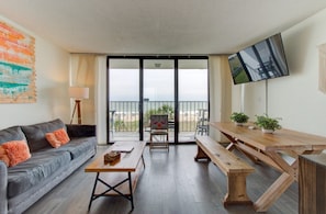 TV, offices - 0311 Seaside Retreat by Atlantic Towers (Carolina Beach)