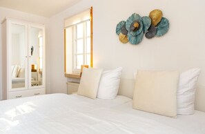 1 غرفة نوم وملاءات أسرّة