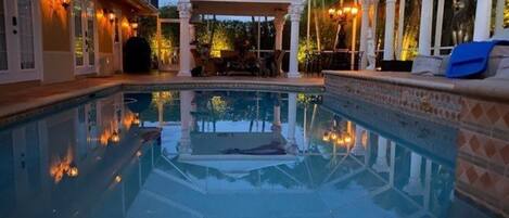 Indoor pool, outdoor pool