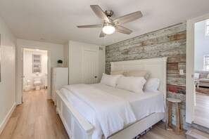 5 bedrooms, travel cot, WiFi, bed sheets