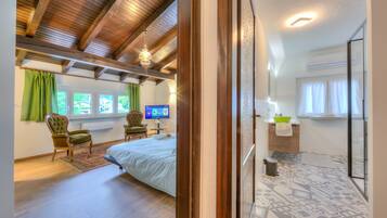 Familjelägenhet - 2 sovrum - intill bergen (Residenza La Lanterna Pool and Relax) | 2 sovrum, gratis wi-fi och sängkläder