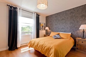 1 室のベッドルーム、アイロン / アイロン台、WiFi、ベッドシーツ