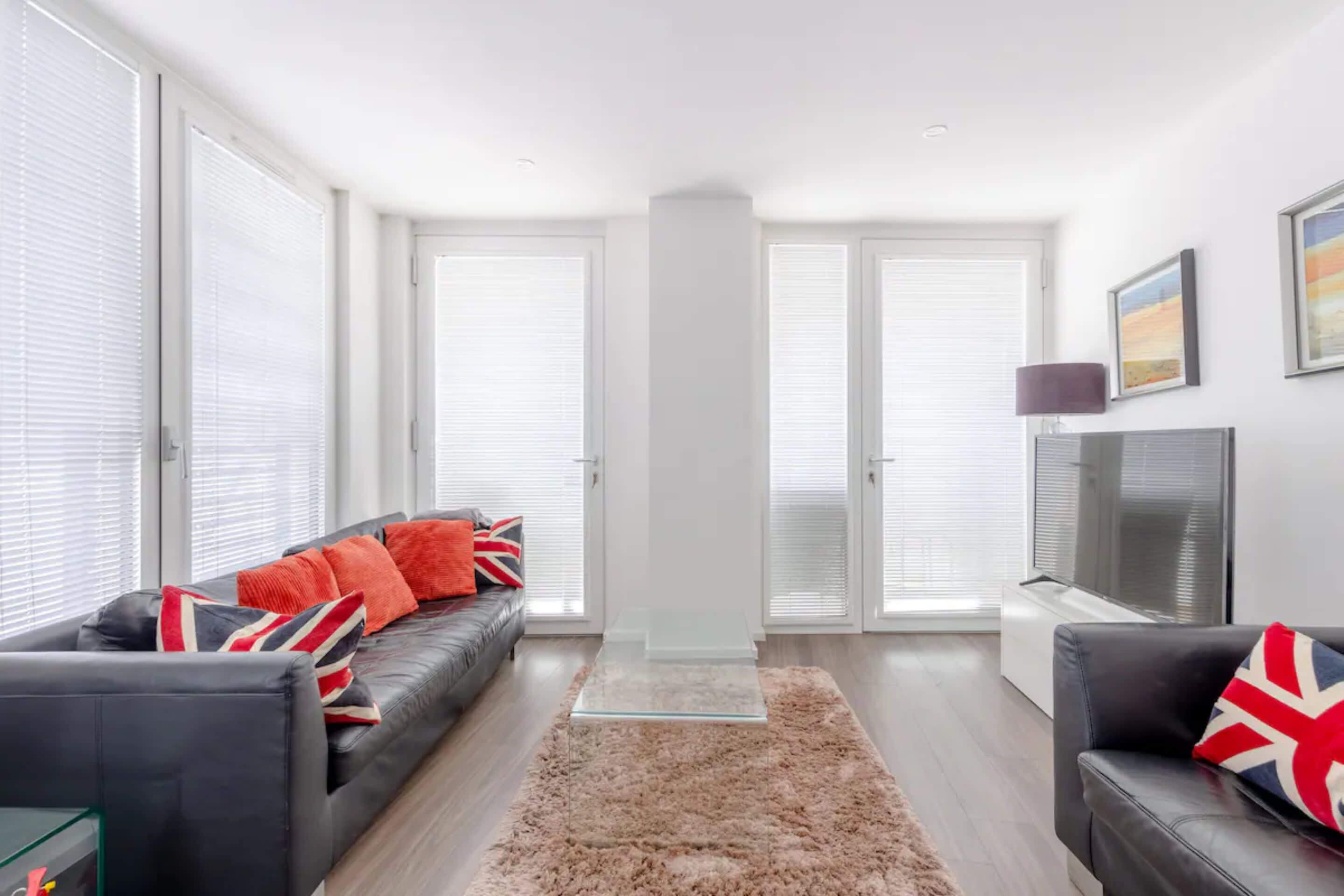 Appartement, 2 lits doubles | Coin séjour