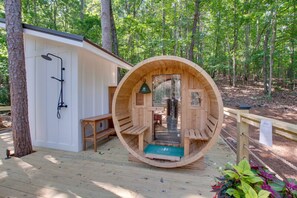 Sauna - #4 (Birch) Luxury Treehouse near Lake Guntersville (Scottsboro)