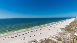 Guests can enjoy access to the beach and stunning ocean views.