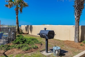 Enjoy al fresco dining with a barbecue grill overlooking the ocean.