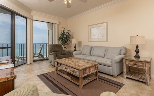 Huoneisto, 2 makuuhuonetta | Oleskelualue