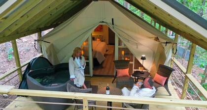 #11 Love Shack Luxury Glamping Tent Lovers Theme