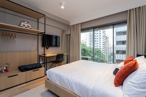 Hypo-allergenic bedding, individually decorated, free WiFi, bed sheets - Charlie Haddock Jardim Paulista (São Paulo)