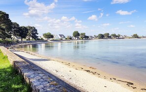 Vlak bij het strand, vissen