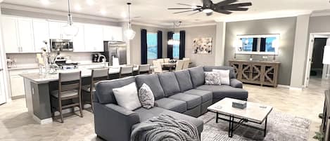 Smart TV, DVD player, video library