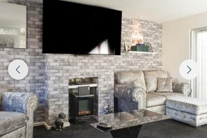 House | Living area | TV - The Hawthorns Large Detached 3 Bedroom Family Home (Seaham)