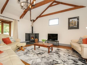 Casa de campo | Área de sala de estar | Chimenea 