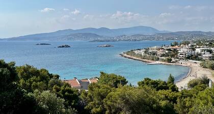 Stunning View Seaside 1-bed Apartment in Saronida