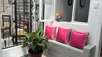 Desk, laptop workspace, soundproofing, iron/ironing board