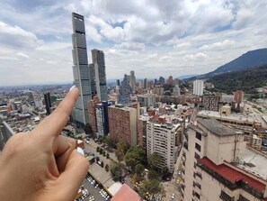 Blick von der Unterkunft