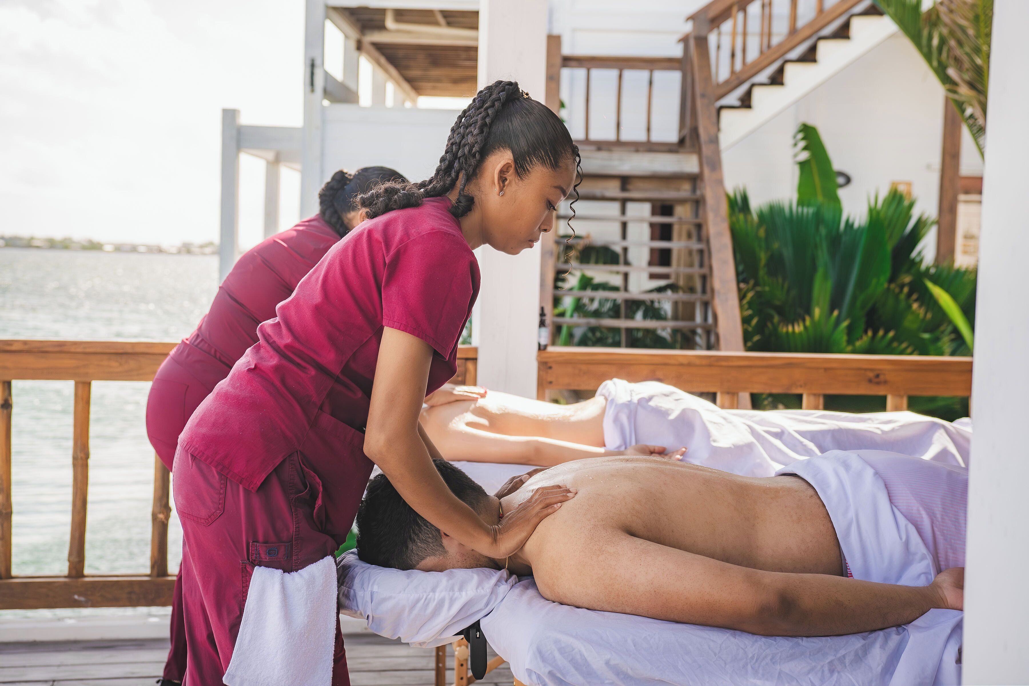 Masaje en el alojamiento